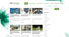 Desktop Screenshot of howimportant.com